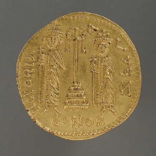 Constans II Solidus LACMA M.79.126.5 (1 of 2) by Fæ byzantine solidus photo