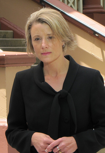 Premier Kristina Keneally outside Parliament House, Sydney by brianapa Kristina keneally photo