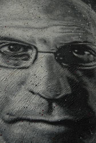 Michel Foucault, painted portrait DDC_7452.jpg by Abode of Chaos Michel foucault photo