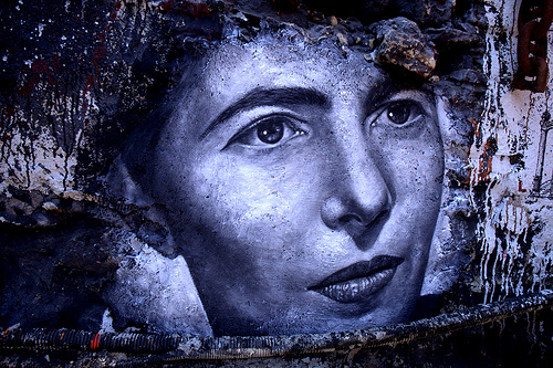 Simone De Beauvoir, painted portrait by Abode of Chaos Simone de beauvoir photo