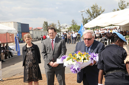 Goma, Nord Kivu DR Congo: A memorial service took place yesterday 5 April in Goma in remembrance of our late colleagues, Ms. Zaida Catalan and Mr. Michael Sharp. by MONUSCO Zaida catalán photo