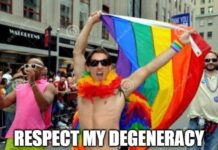 Only the Lord will save you from sodomite rage